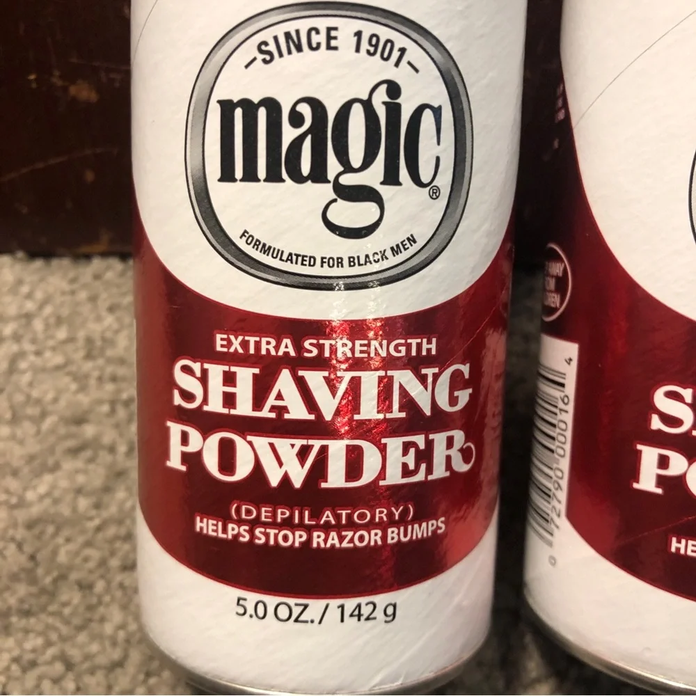 X2 Softsheen Carson Magic EXTRA Strength Shaving Powder Red for Razor Bumps 5oz